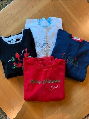 Bundle of Holiday sweatshirts